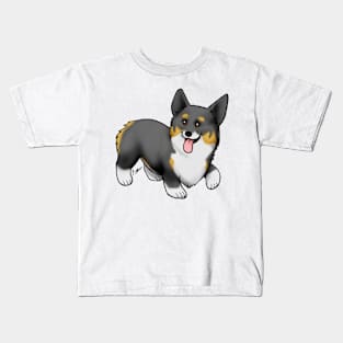 Dog - Pembroke Welsh Corgi - Tri-Color Kids T-Shirt